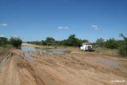 Our friends heading into a tricky situation in Namibia in 2011