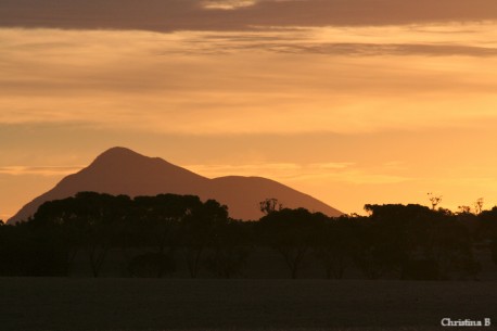 Sunset at Mount Trio Bush Camp