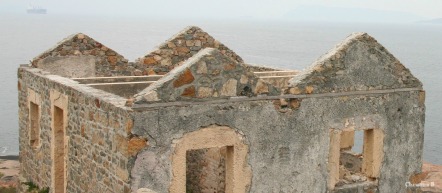 The walls of the Lighthouse Keeper's house at Point King, Albany, Western Australia that kept the inhabitants safe from the ocean.