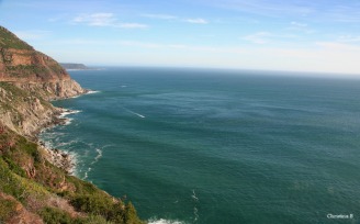 Land and sea division, Chapman's Peak, Cape Town, South Africa