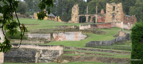 Port Arthur, Tasmania, Australia. First penal colony. Lots of boundaries that ruled access and movement of prisoners.